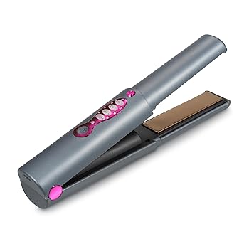 【中古】【未使用】Daconovo ポータブル充電式ヘアアイロンヘアアイロン RW