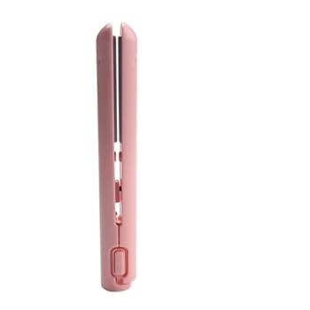 【中古】LLXBFNMC USB ケーブルミニポータブルヘアアイロンストレートとカーリングデュアルユースヘアアイロン教え子用サクラ色 fangzi