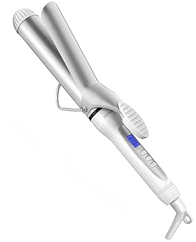 【中古】【未使用】BAYATA コテ ヘアアイロン 38mm カール アイロン ロングヘア 25段階温度調節 100℃～220℃調節可能 プロ仕様 100V-240V海外対応 60分自動オフ ロ｜AJIMURA-SHOP