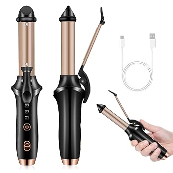 【中古】Solvexa ヘアアイロン充電式モデルクリップボードホーム無害な髪ストレートカーリングデュアルユースポータブルヘアアイロン 5,776円