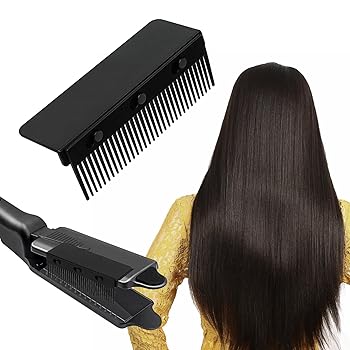 【中古】SENUN ヘアアイロン用ブラシ コーム ヘアアイロン用 ストレート ブラシ型 くし 櫛 ブラシ うねり髪 簡単 ハネ毛 手軽