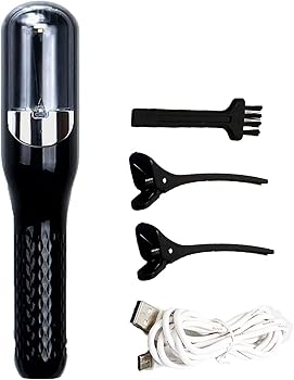 【中古】フレンチウェーブヘアアイロン 枝毛用 枝毛に別れを告げる、自動簡単枝毛リムーバー、切れ毛、乾燥、縮れ、ダメージ、脆い枝毛用のヘアリペアト