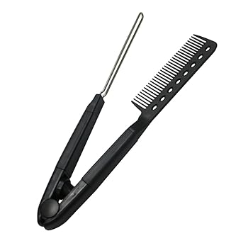 【中古】MUSISALY 1個 V字型縮毛 コーム あなたのシンプルなヘアスタイリストをストレートコーム プロのストレートヘアアイロン ヘアツール ブラシコーム