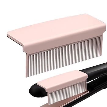 【中古】【未使用】フラットアイロン用コーム ヘアアタッチメント、フラットアイロンコームアタッチメント - ビスタプリントフラットアイロンコームストレートアイ