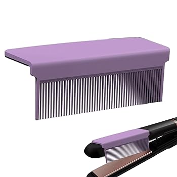 【中古】【未使用】縮毛矯正用コーム、ヘアアイロンコームアタッチメント | ヘアアイロンコームアタッチメントフラットアイロンコームスタイリングコームヘアツール