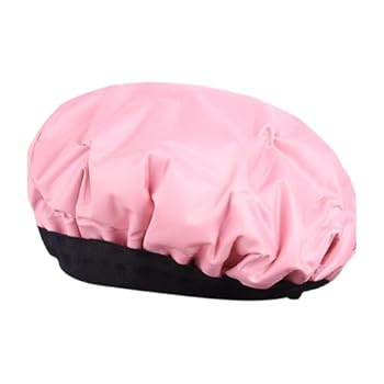 【中古】Mlllokfki Deep Conditioning Bonnet, Microwavable Heat Cap, Portable Conditioning Cap, Natural Hair Care, Curly Textured Hair, Hair Dryi