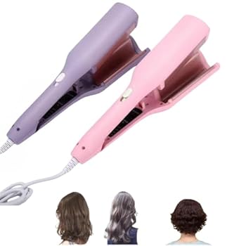 【中古】【未使用】フレンチウェーブヘアアイロン フレンチエッグローラー用V字型ヘアアイロン 温度調節可能 USB 充電式 カール ウェーブアイロン マイナスイオンヘ｜AJIMURA-SHOP