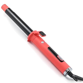 【中古】Perminia 自動小銃一巻き髪の毛鉄 長い巻き毛鉄 25粍 コテ 自動小銃＆手動両用 160℃～230℃ 4座標軸体温合わせる 手っとり早い予熱 労働者階級遣りかた ロングヘアー用 たわい無い