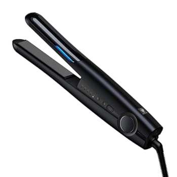【中古】シャープ ストレート ヘアアイロン IB-S8000-B プラズマクラスター ビューティ ダイヤモンドコーティング 海外対応 ミッドナイトブラック