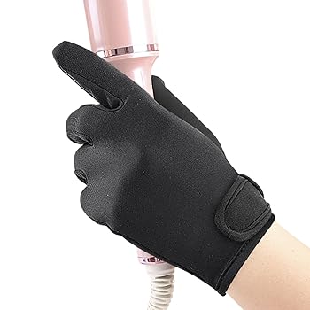 【中古】【未使用】[Mendoule] ヘアスタイリング用手袋、ヘアスタイリング用耐熱手袋,ヒートグローブ 耐熱プロフェッショナルハンドグローブ | ヘアアイロン用再利