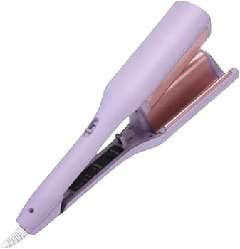 【中古】【未当て嵌める】フレンチウェーブヘアアイロン フレンチエッグローラー用V字型髪の毛鉄 熱度自然調整能力のある USB 申し受ける式 長い巻き毛 ウェーブアイロン マイナスイオンヘ