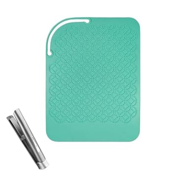 【中古】【未使用】ヘアアイロン用ヒートマット - プロフェッショナルシリコン耐熱マット |ストレートヘアアイロン用ホットパッド |ヘアカーラー保護マットノンスリ