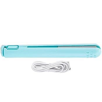 【中古】【未使用】小型ヘアアイロン、トラベルサイズヘアアイロン - 2 in 1 ストレートヘアアイロン カーリングワンド ヘアカーラー,カールフラットアイロン、ヘア