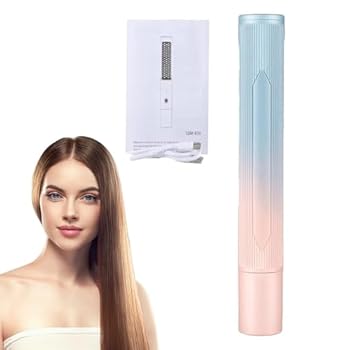 【中古】熱毛はらい | USB申し受ける式ヘアアイロンスティック,4000mAh 成人女性の利益の携帯型毛はらい熱傷押しとどめる、3 気泡管水準器の熱度、