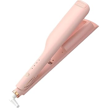 【中古】otoye ピンクのウェーブヘアアイロン25mmセラミックカーラー 150℃?210℃ 4段階温度調節持ち運びに便利 8000万個のマイナスイオンカーラー 耐熱
