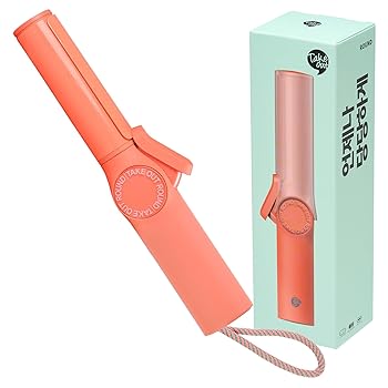 【中古】【公式限定】TAKE OUT 4.5 韓国発 ヘアアイロン ラウンド カール コードレス 持ち運びコテ オリヤン 温度3段階 充電式 USB Type-C コテ 小さい 11,640円