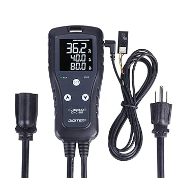 【中古】DIGITEN デジタル湿度制御装置 加湿器架線済み繋ぎ シンプルステージ AC 110V -240V 高的確さ湿度検知器付き添い人 除湿機 加湿器 ハ虫類 植木室