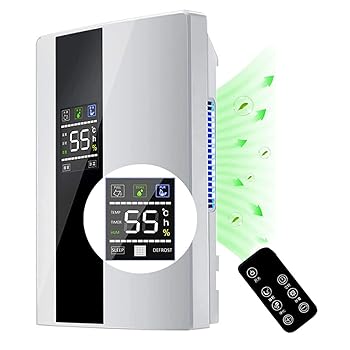 【中古】2023最新 110V除湿機 除湿器 家用除湿機 LCDディスプレー サーキュレーター 衣類乾燥除湿機 強力除湿 スピード乾燥 排水ホース付き 24時間切タイ