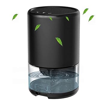 【中古】Hhpqlyy 小型家用除湿機 110V除湿器 強力除湿 卓上除湿機 1000ml大容量 満水自動OFF 7色ライト スピード乾燥 静音作業 ワンタッチ操作 コンパク