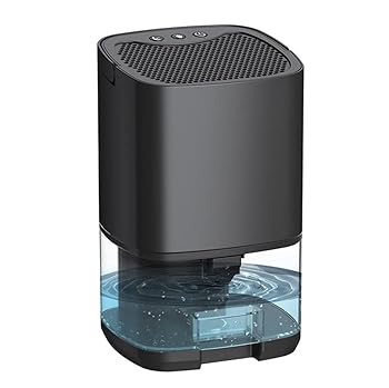 【中古】Hhpqlyy 小型除湿機 ワンタッチ操作 1000ml大容量 満水自動OFF 7色ライト スピード乾燥 静音作業 省エネ 結露対策 脱臭 梅雨対策 部屋干し 湿気｜AJIMURA-SHOP