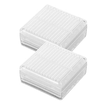 【中古】【未使用】HEALEEP 2個 シリカゲルキャニスター カメラ除湿機 カメラ除湿ボックス シリコーン乾燥剤 カメラ用乾燥剤ケース 繰り返し使えるデシカント除湿機