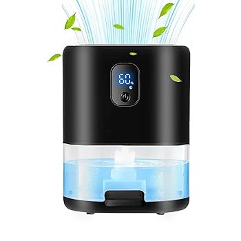 【中古】【2024新型】除湿機 小型 除湿器 強力除湿 1000ML大容量タンク 満水自動OFF 静音作業 7色ライト ワンタッチ操作 カビ防止 湿気取り 部屋干し 湿|AJIMURA-SHOP