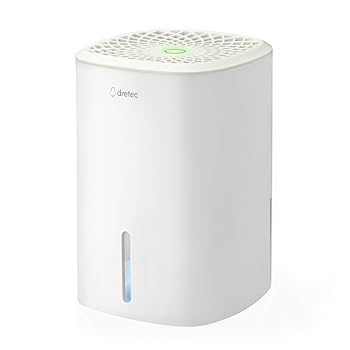 【中古】dretec(ドリテック) ポータブル除湿器 除湿機 小さい コンパクト 容量800ml 4.5畳以下 ペルチェ式 ロワン 静音 軽量 省エネ 結露 カビ 梅雨対策