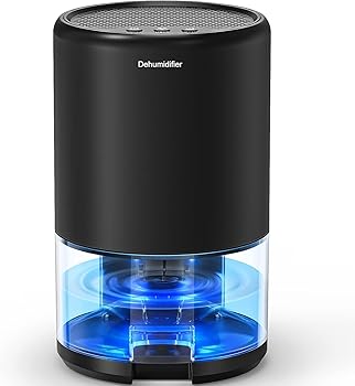 【中古】除湿機 除湿器 小型 強力除湿 ペルチェ式 大容量1000ml 満水自動OFF 静音作業 7色ライト ワンタッチ操作 コンパクト 6-10 畳 結露対策 脱臭 梅雨｜AJIMURA-SHOP