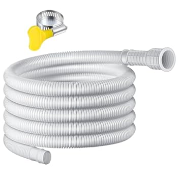 【中古】【未使用】Hopweik 除湿器ドレンホース、除湿器ホース - ビスタ9.8/13 フィート AC ドレンホース、切断可能なゴムアダプター付き - 密閉性、除湿機ホースの