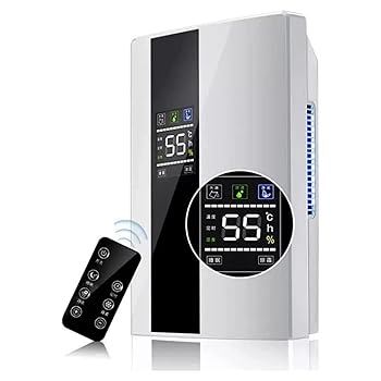 【中古】【未使用】ハイブリッド式 衣類乾燥除湿機 人気 強力除湿 小型 2200ml大容量タンク じょしつき リモコン LCDディスプレー 省エネ 排水ホース ハイブリッド