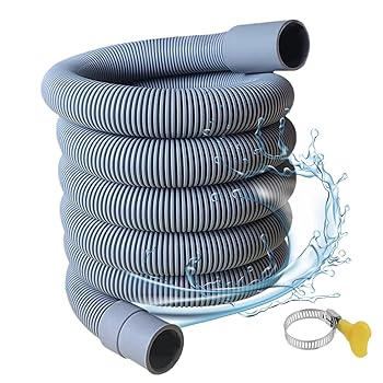 【中古】【未使用】除湿器排水用ホース、除湿器ドレン延長ホース,除湿器ドレン延長ホースゴム製アダプターと接続クランプ付きの太い排水ホース - ほとんどのブラン