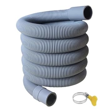 【中古】除湿器排水用ホース、除湿器ドレン延長ホース,除湿ホースゴム製アダプターと接続クランプ付き洗濯機排水ホース | 除湿機、エアコン用防漏ホース
