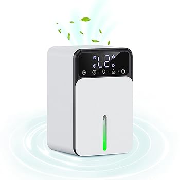 【中古】除湿機 除湿器 小型 ペルチェ式 強力除湿 1500ML大容量 狭所向け 静音作業 衣類乾燥 コンパクト 睡眠モード付き タイマー 軽量 省エネ 7色ライト