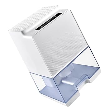 【中古】【未使用】除湿機 除湿器 小型 梅雨対策 - 1000ml大容量 七色ライト付き 省エネ 10畳まで対応 ペルチェ式 半導体式 湿気取り 部屋干し 寝室・台所・ローゼ|AJIMURA-SHOP