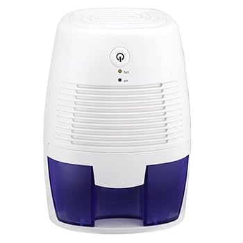 【中古】Kwueiit除湿機 小型軽量 コンパクト 省エネ 除湿器 静音 大容量水タンク 結露解除機能 自動停止機能付き ワンタッチ操作 お手入れ簡単 強力除湿