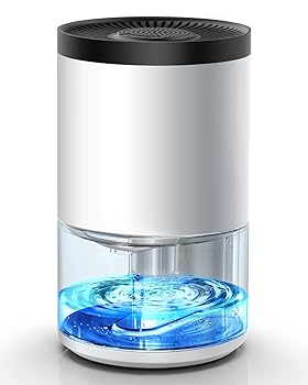 【中古】Teliser 除湿機 除湿器 小型 豪然たる除湿 ペルチェ式 大静電容量1000ml 満水自動小銃OFF 静音御役目 7色ともし火 ワンタッチ捏ち上げる パウダーコンパクト 6-10 畳 凝結打つ手