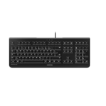 【中古】CHERRY KC 1000 JK-0800GB-2 USB鉄条鍵盤、QWERTZ