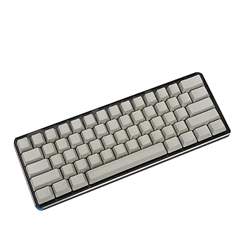 【中古】YMDK ブランク 厚手 PBT OEM プロファイル 61 ANSI キーキャップ MXスイッチ用 メカニカルキーボード (ライトグレー) (キーキャップのみ)