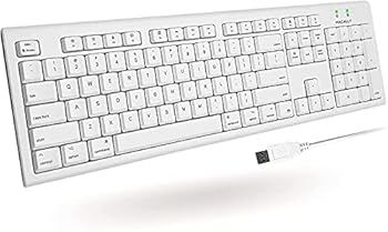 【中古】Macally フルサイズUSB有線キーボードfor Mac Mini/Pro、iMacデスクトップコンピュータ、MacBook Pro/Air Desktop、互換性のある16のAppleショー｜AJIMURA-SHOP