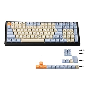 【中古】【未当て嵌める】YMDK ダイサブダイ昇華 96 84 ANSI ISO 足懸かり仕掛ける OEM 朦々たる PBT足懸かり旗がしら MX 機械的鍵盤 YMD96 RS96 YMD75 KBD75 FC980M (大御神