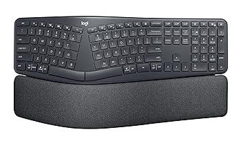【中古】Logitech Ergo K860 Wireless Ergonomic Keyboard with Wrist Rest