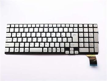 【中古】[IDVL]日本語キーボード For SONY VAIO VPCSE1AJ VPCSE2AJ VPCSE2AJC VPCSE19FJ/B VPCSE28FJ VPCSE29FJ PCG-41411N PCG-41413N PCG-41414N 銀色