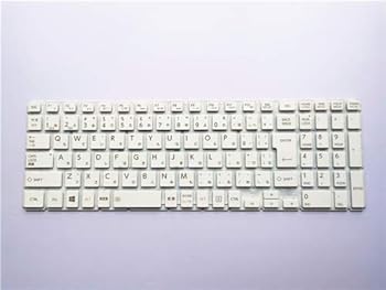 【中古】[IDVL]日本語キーボード For 東芝 dynabook T55/RG T55/RW T55/TG T55/TW T55/UG T55/UW T55/VG T55/VW 白