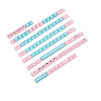 【中古】Cherry Profile Dye Sub Miami PBTフルキーセット MX 機械的鍵盤 61 キーパー64 Tada68 (64 61 加えること加えること)