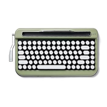 【中古】アイアス 印字機風レトロキーボードPENNA Olive Green