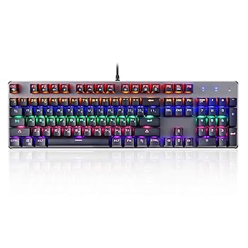 【中古】【未当て嵌める】ゲーミングキーボードK73ミックスライトメカニカルキーボード（RGBカスタムともし火成り行き付き添い人）104手がかり競り合い英語＆ampRussian鍵盤（デスクト