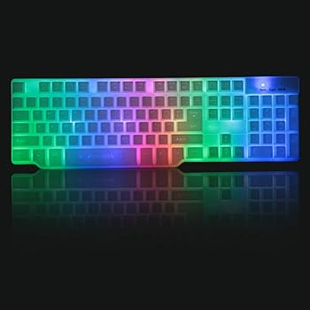 【中古】キーボードPC用バックライト付きUSB有線プロフェッショナルゲーム模倣メカニカルキーボード仕事PC用 自宅ゲーム用 パソコン用 在宅勤務 (Size:On