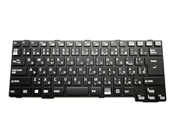 【中古】[IDVL]日本語キーボード For 富士通 FMV LIFEBOOK A743/G A744/H A744/K A744/M A746/N A747/P A747/R A748/S [テンキー無][黒]