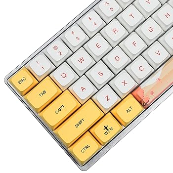 【中古】YMDK 129 キー オータム ZDA XDA キーキャップ PBTダイサブキーキャップ MX キーボード 104 87 61 メロディ 96 KBD75 ID80 GK64 Tada68 (キーキ