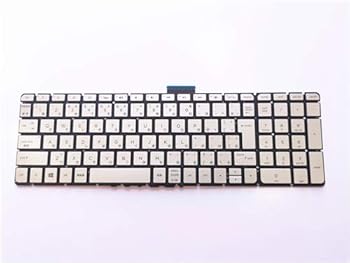 【中古】[IDVL]日本語キーボード For HP Pavilion 15-ax 15-ax000 15-ax021TX 15-ax050TX 15-ax200 15-ax206TX 15-ax207TX 用[銀色]